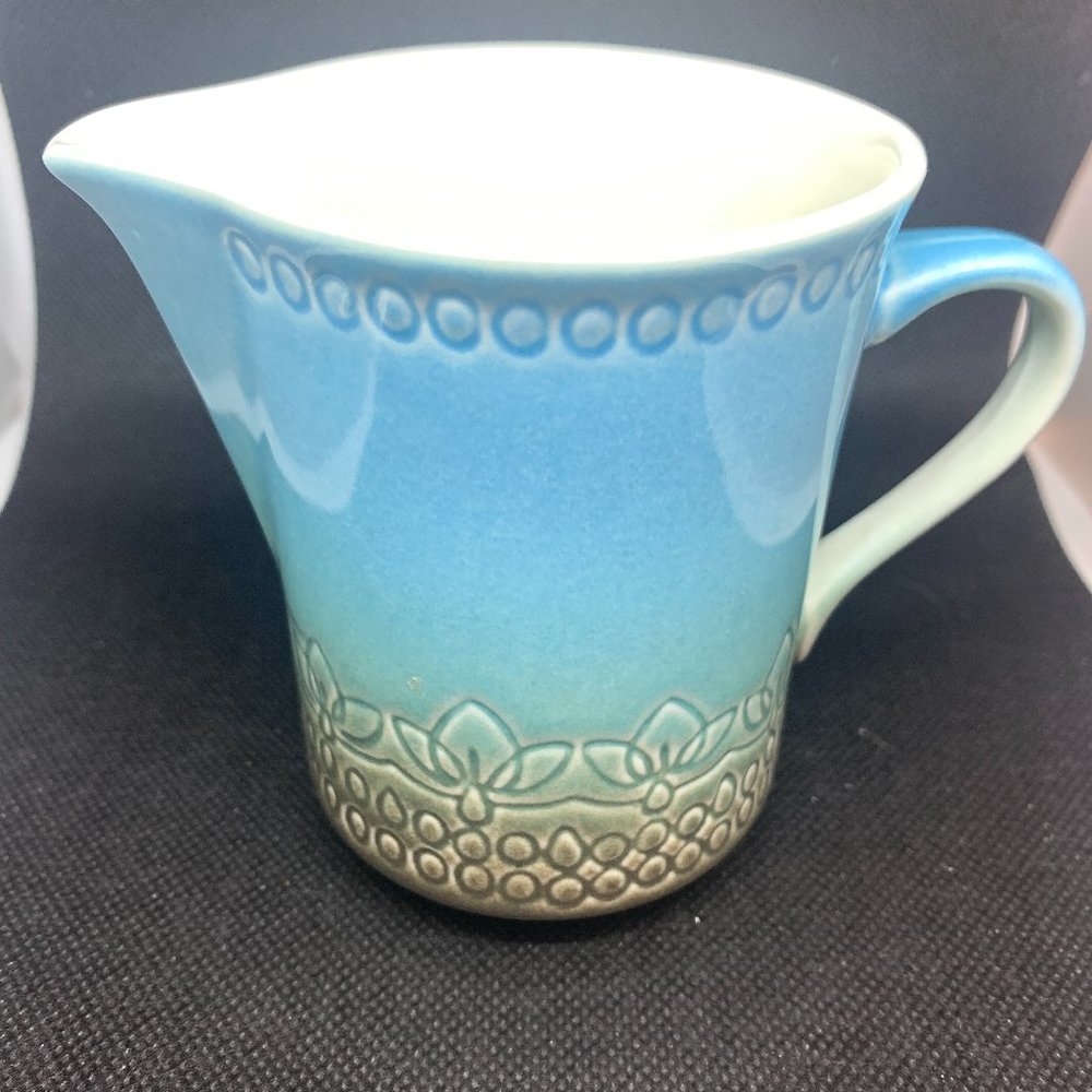 Vintage Aruba Blue Syracuse China Carefree Calypso Creamer